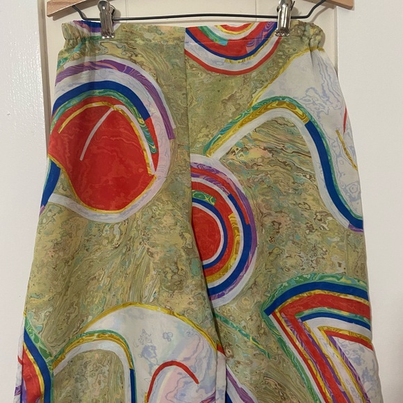 Vintage 1960s High Waisted Wide Leg Pants - Picture 4 of 9